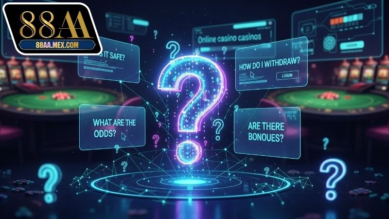 Câu hỏi thường gặp - Tìm hiểu FAQ 88AA trước khi tham gia 3 Câu hỏi thường gặp về khuyến mãi và hỗ trợ khách hàng 88AA